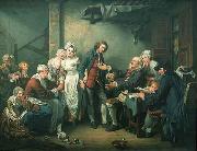Jean Baptiste Greuze l accordee de village oil painting artist